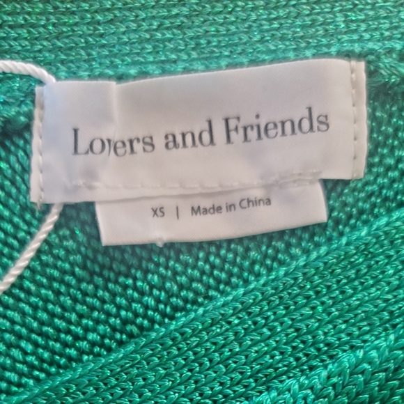 NWT Wrap Up Sweater Dress in Kelly Green by Lovers + Friends - Picture 5 of 7